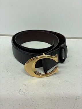 Coach | Accessories | Coach Black Monogram Belt | Poshmark